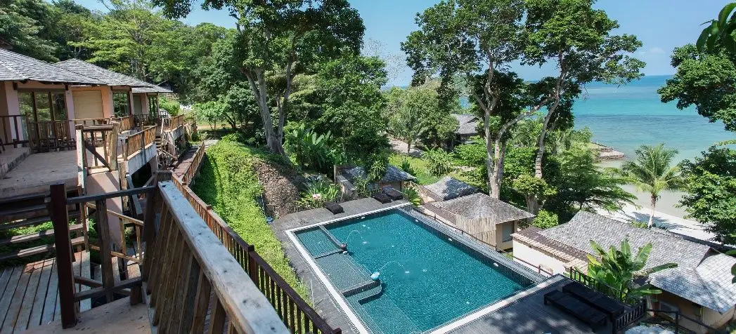 hillside swimming pool